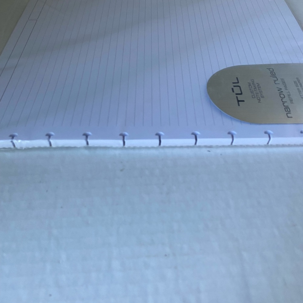 TUL Disc Bound Narrow Ruled Refill Pages Letter Size Premium Paper 50 Sheets New - Picture 6 of 11